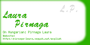 laura pirnaga business card